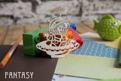 Чипборд Fantasy "Космос 7" размер 6х6 см