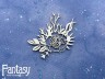 Чипборд Fantasy «Теплое море (Морская композиция с водорослями) 2918» размер 9,2*7 см