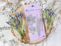 Нож для вырубки Fantasy «Крокус цветок 1649»