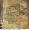 Двусторонний лист бумаги FANTASY коллекция "Школьные истории - 5", размер 30*30 см, 230 гр