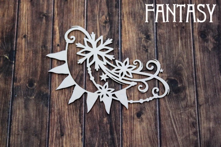 Чипборд Fantasy «Новогодний узор 2216» размер 6,8*5 см