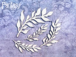 Чипборд Fantasy «На седьмом небе» (Набор веточек 2932), размер от 5,3*2,2 см до 8,5*5,2 см
