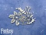 Чипборд Fantasy «Теплое море (Морская композиция с кораллом и цветами) 2917» размер 7,6*10,3 см