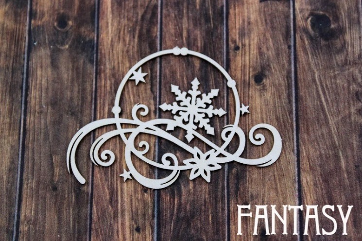 Чипборд Fantasy «Новогодняя рамка 2217» размер 6,5*5 см