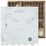 Двусторонний набор бумаги FANTASY "Школьные истории" размер 30*30 см, 7 листов + бонус, 230 гр