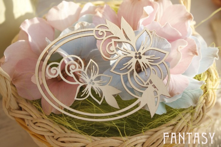 Чипборд Fantasy "Рамка 256", размер 9,4*7,5 см