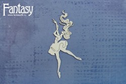 Чипборд Fantasy «Балерина 3316» размер 4,8*9,6 см