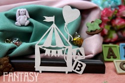 Чипборд Fantasy "Детский шатёр 2194" размер 5,7*7,5 см