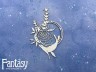 Чипборд Fantasy «Теплое море (Морская рамка с котиком) 2911» размер 6,5*10,1 см