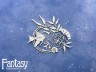 Чипборд Fantasy «Теплое море (Морская рамка с рыбкой и розой) 2910» размер 9,8*10,5 см
