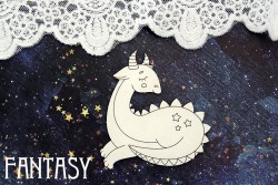 Чипборд Fantasy "Дракон 1438" размер 6,3*6 см