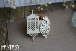 Чипборд Fantasy "Набор фонариков 955" 2 шт,  размер от  4,7*2,5 см до 7*3 см