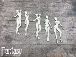 Чипборд Fantasy «Девушки с пляжа 3090» размер от 1,4*9 см до 4*9,1 см