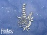 Чипборд Fantasy «Теплое море (Морская роза) 2884» размер 6*10,2 см