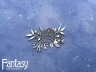 Чипборд Fantasy «Теплое море (Морская цветочная композиция) 2919» размер 5,5*8,5 см