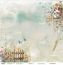 Двусторонний лист бумаги FantasyScrap коллекция "Родные края - 1", размер 30*30 см, 190 гр
