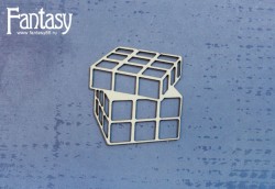 Чипборд Fantasy «Кубик рубик 3170» размер 4,8*4,7 см