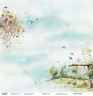 Двусторонний лист бумаги FantasyScrap коллекция "Родные края - 3", размер 30*30 см, 190 гр