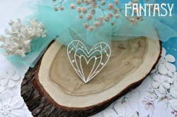 Чипборд Fantasy "Сердце 2", размер 6*6 см