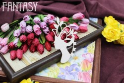 Чипборд Fantasy "Нимфея с растяжкой 2013" размер 7,7*5 см