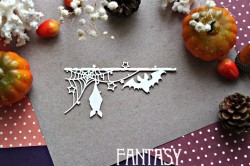Чипборд Fantasy "Летучие мыши 876 " размер 10,7*5,6 см