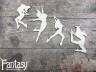 Чипборд Fantasy «Танцы 3105» размер от 4,2*6,8 см до 4,9*9,5 см