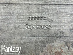Чипборд Fantasy «Набор звездочек 3199» размер 1*4,6 см и 1,5*6,7 см