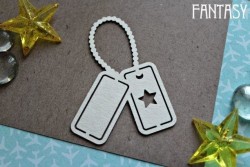 Чипборд Fantasy "Жетон 1179» размер 7,5*5,5 см