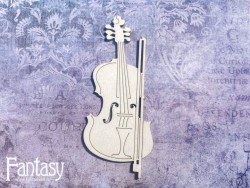 Чипборд Fantasy «На седьмом небе» (Скрипка 2940), размер 10,9*5 см